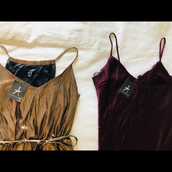 Gold & Burgundy Dress Set - Picture 3 of 4